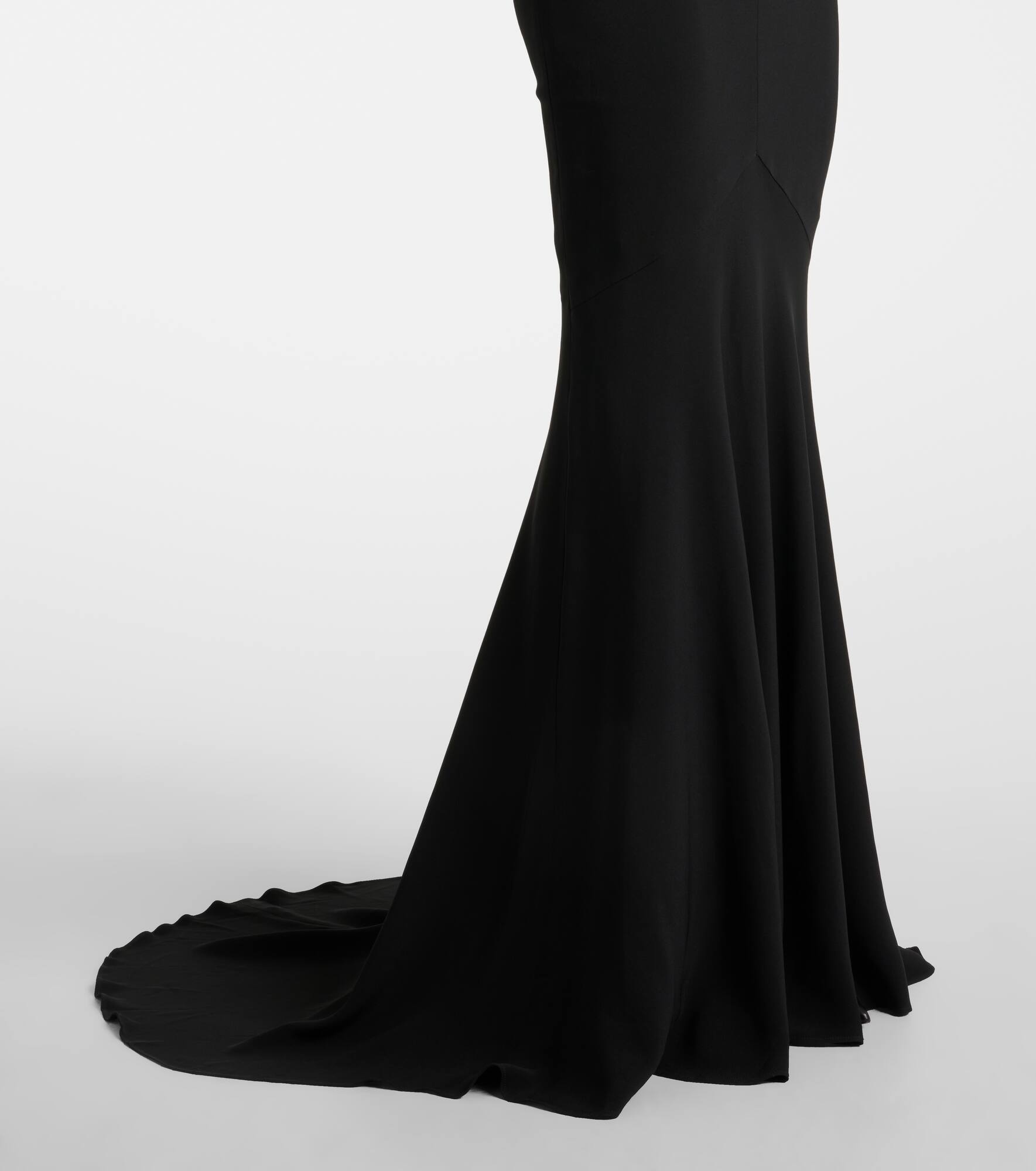 Crêpe maxi skirt - 5
