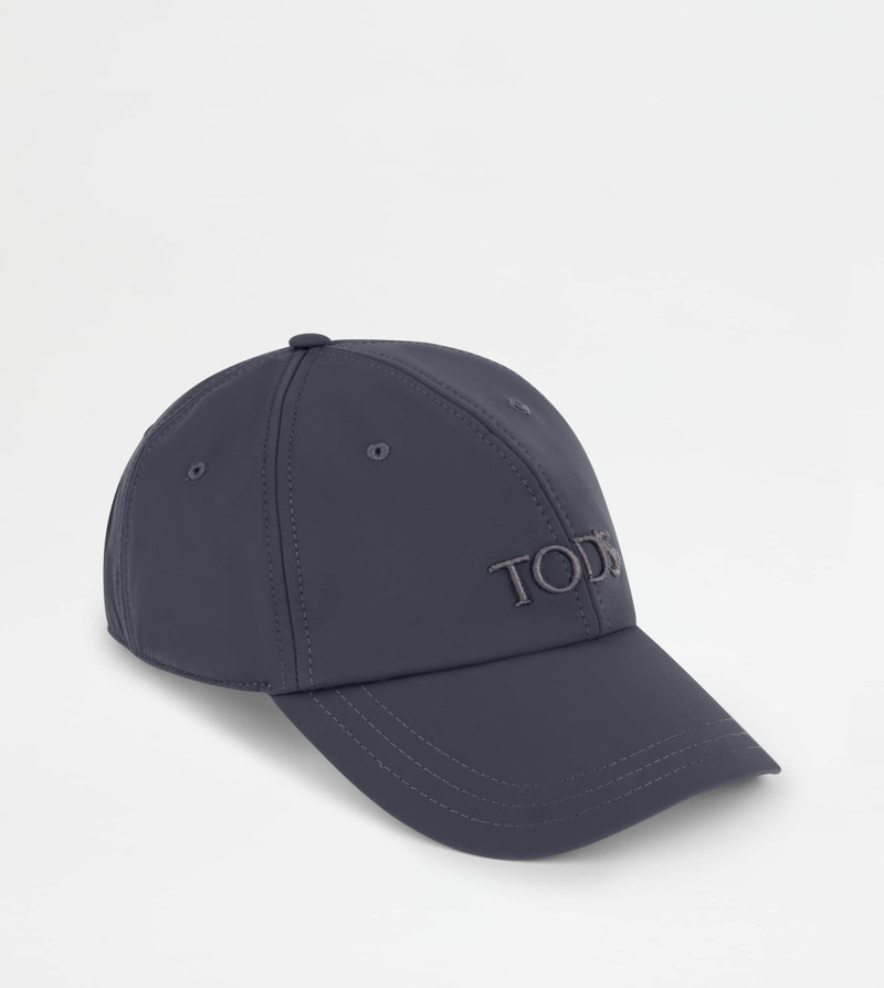 Tod's BASEBALL CAP IN TECHNICAL FABRIC - GREY outlook