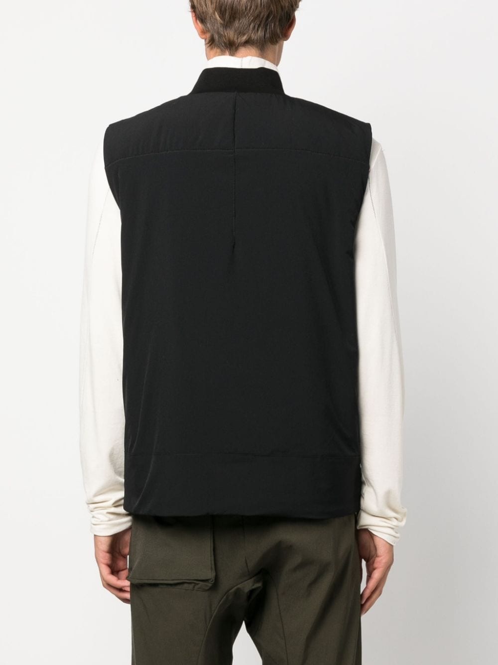zip-up padded gilet - 4
