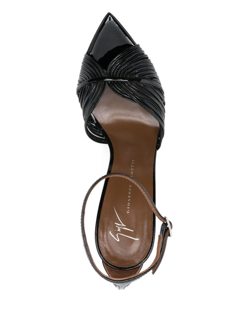 105mm Intriigo Shell leather sandals 4