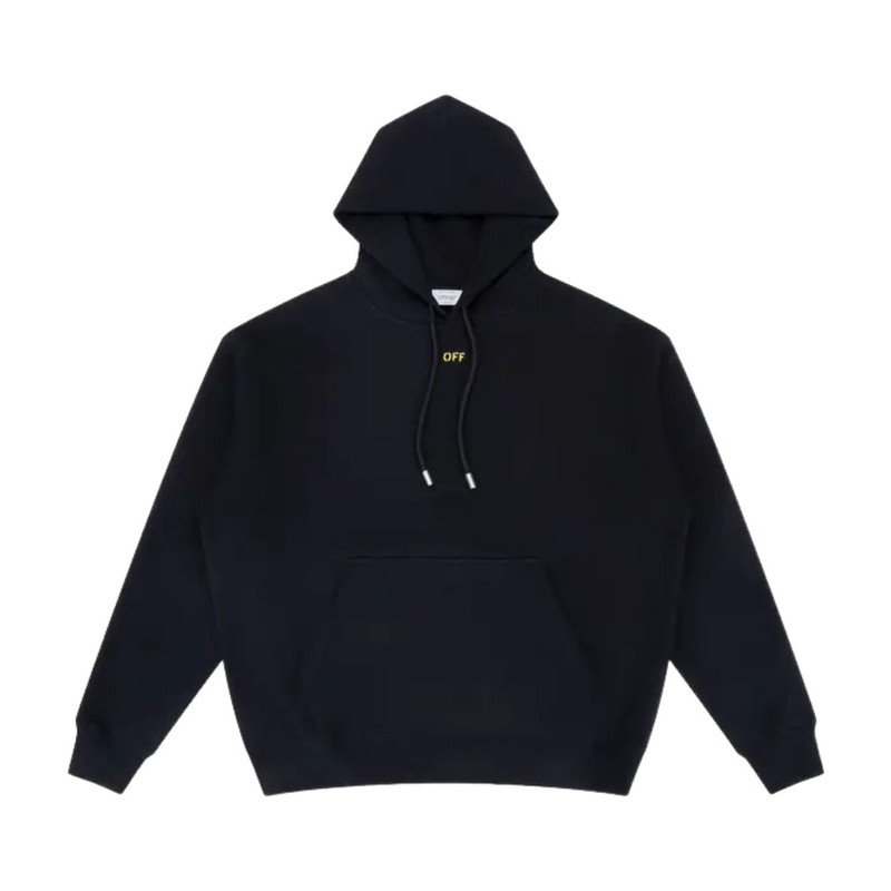 Off-White Sprayed Arrow Hoodie 'Black' 44OWOS26K060-001 - 1
