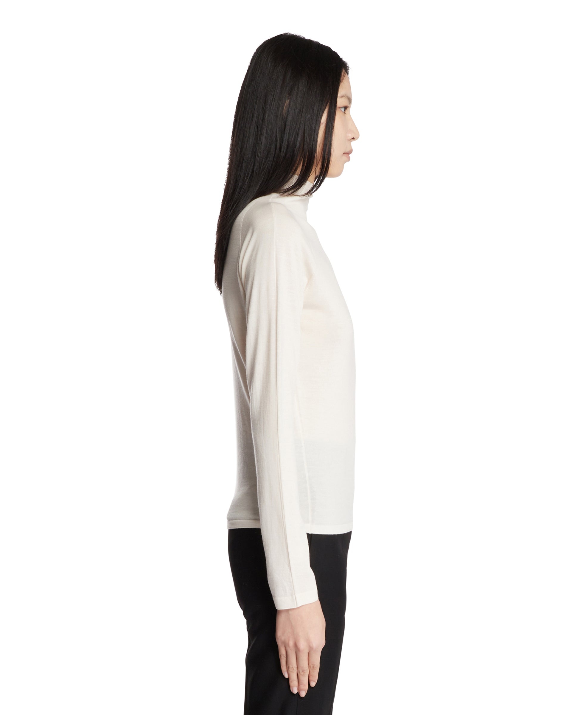 White Turtleneck Sweater - 5