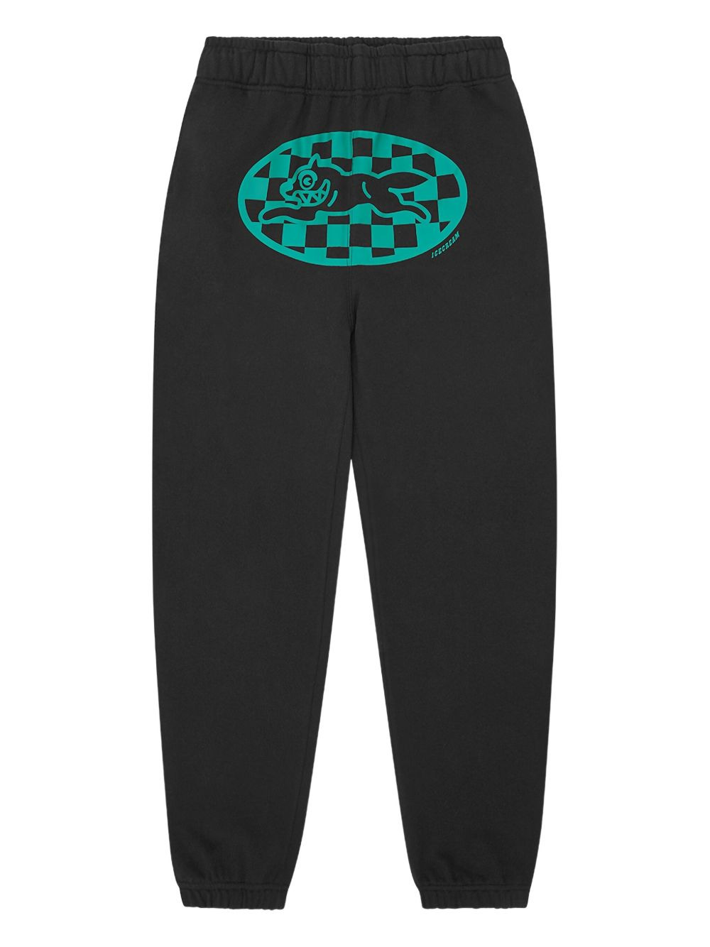 CHECK-PATTERN TRACK PANTS - 1