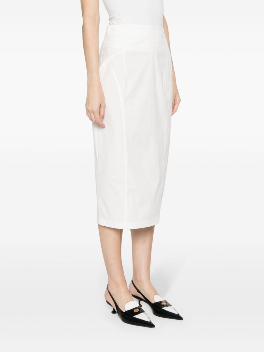 panelled midi skirt - 3