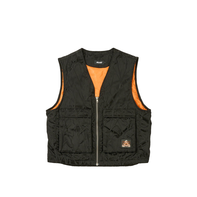 PALACE PORTER FIELD VEST BLACK / JACQUARD 1