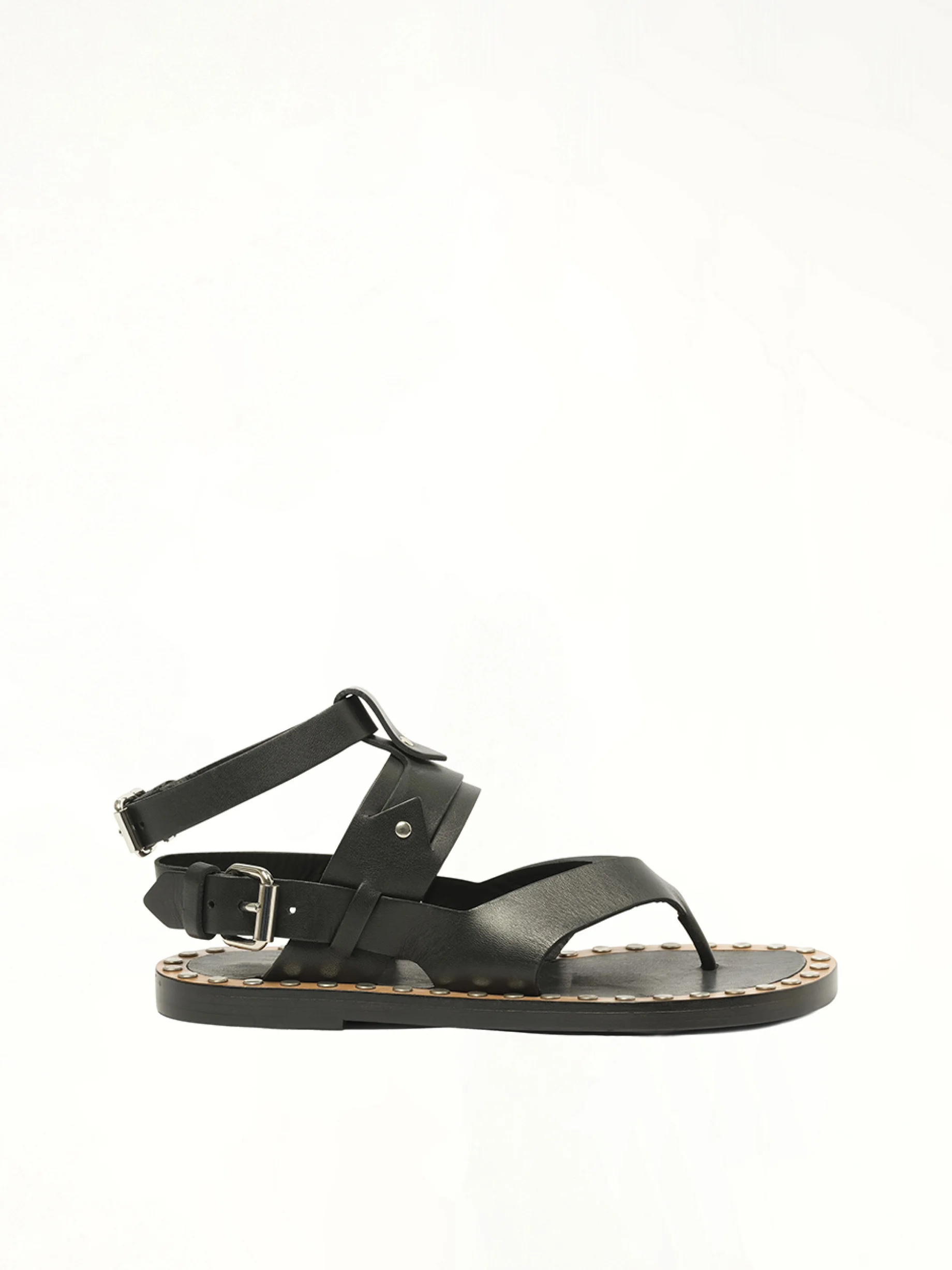 Justy Sandals in Black - 1
