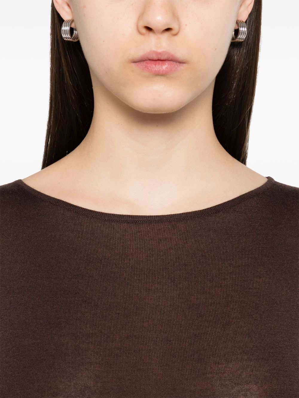 fine-knit T-shirt - 5