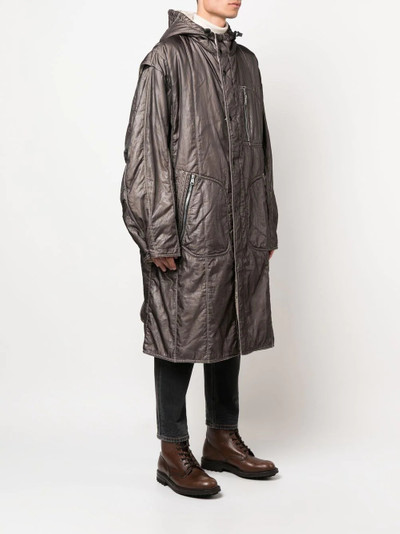 Diesel padded hooded coat outlook