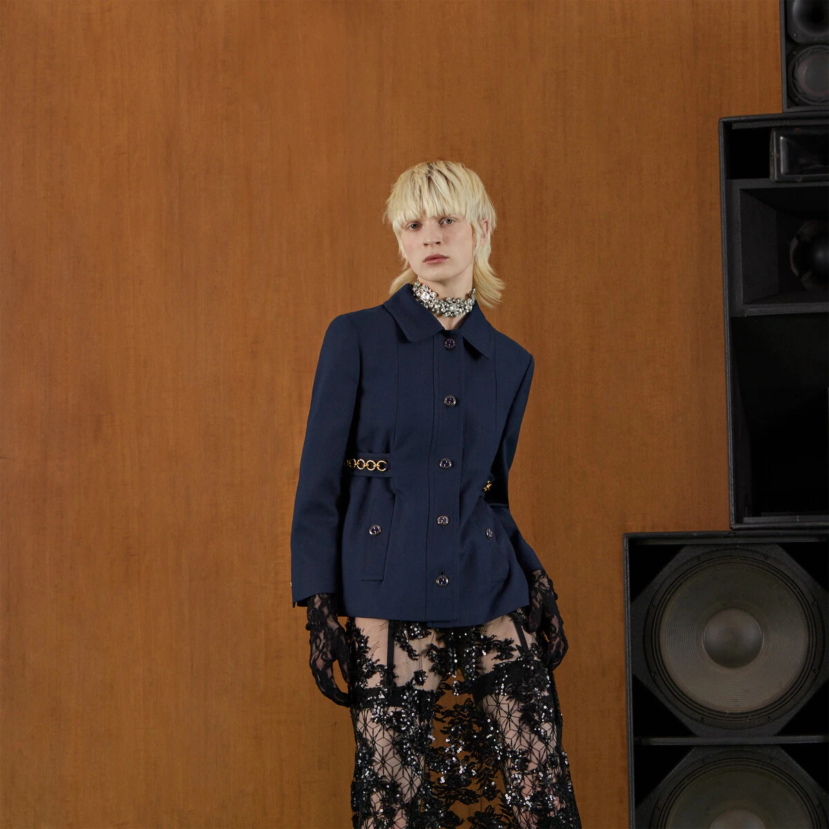 Cellulosic based viscose jacket with chain - 7