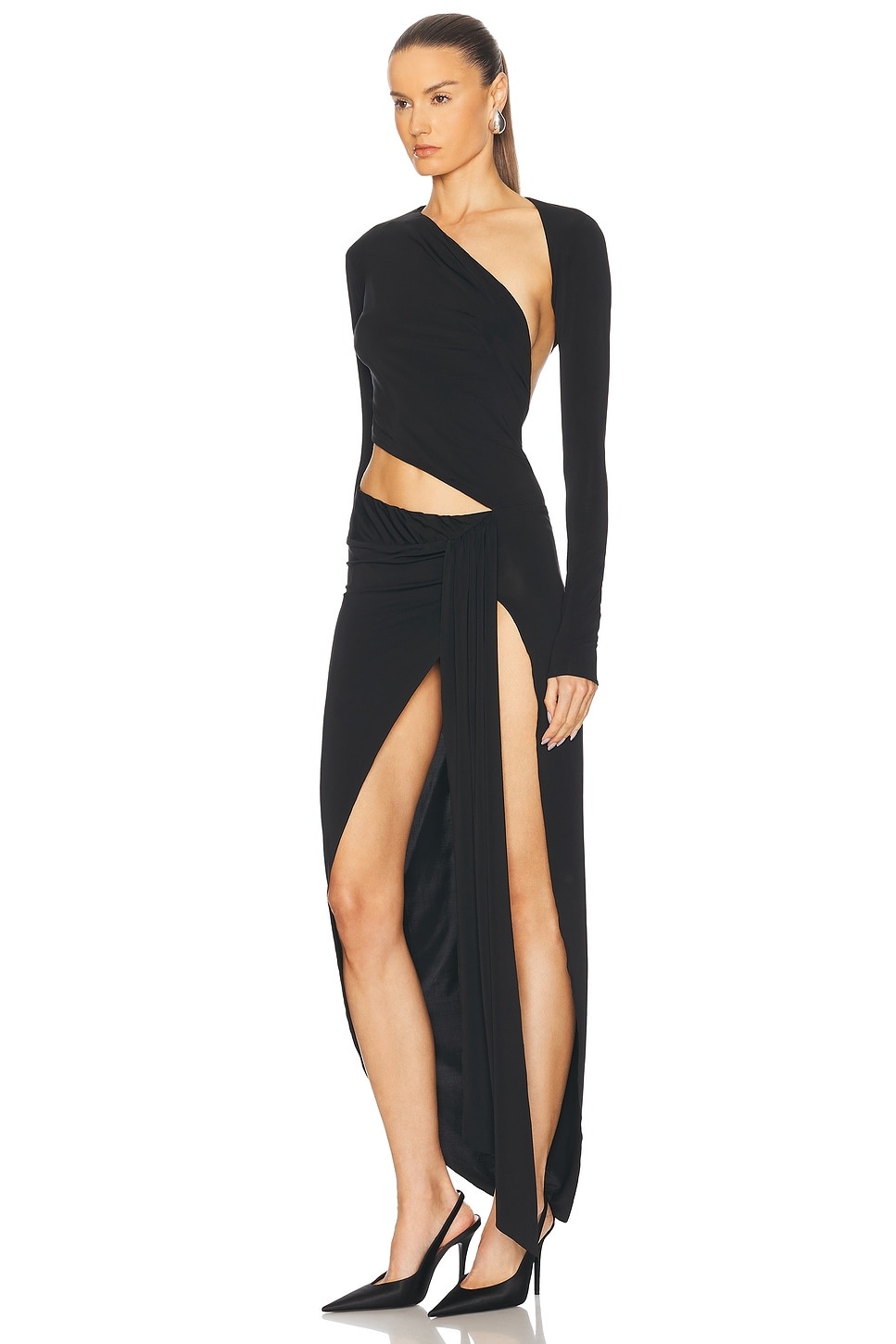 Asymmetrical Maxi Dress - 3