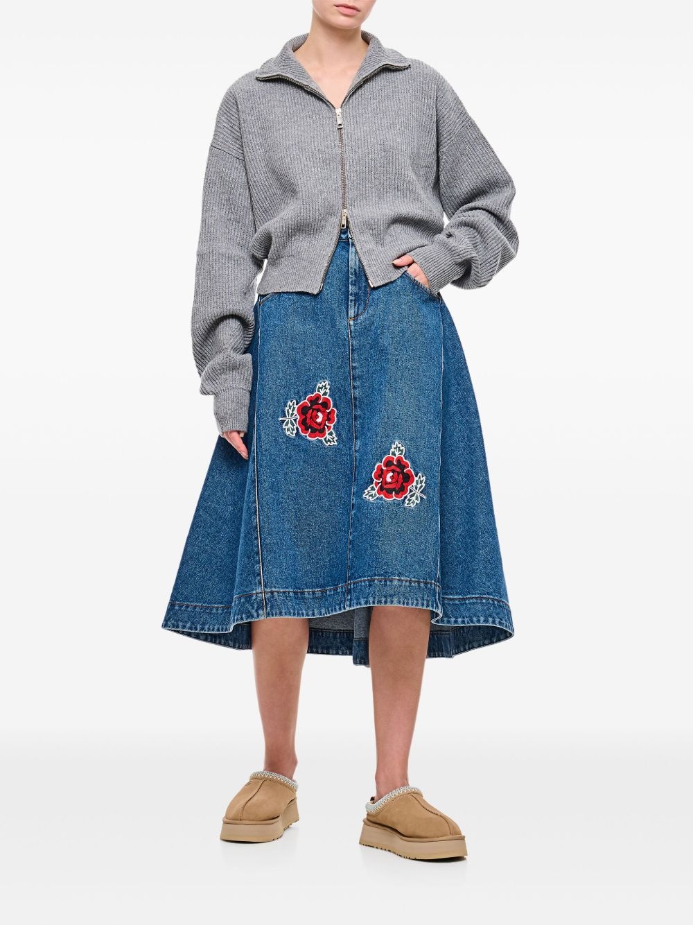 Abi denim mid skirt - 2