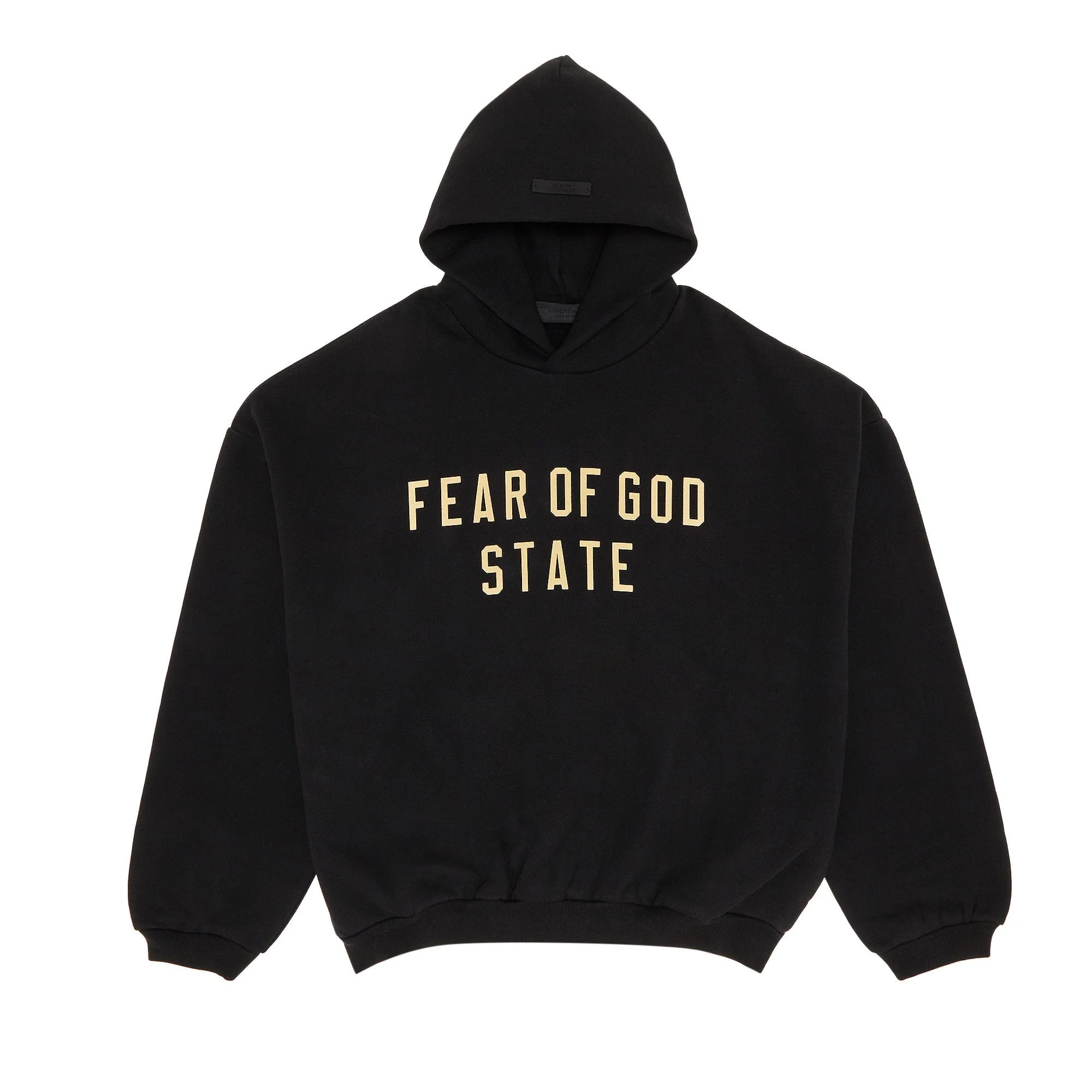 Fear of God Essentials Fleece Hoodie 'Black' - 1