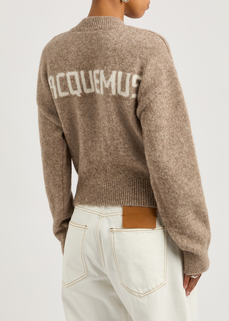 Le Maille logo alpaca-blend jumper - 3