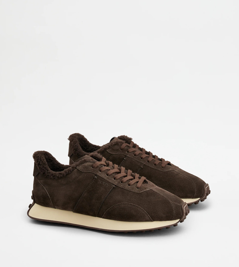 T VINTAGE SNEAKERS IN SUEDE - BROWN 2
