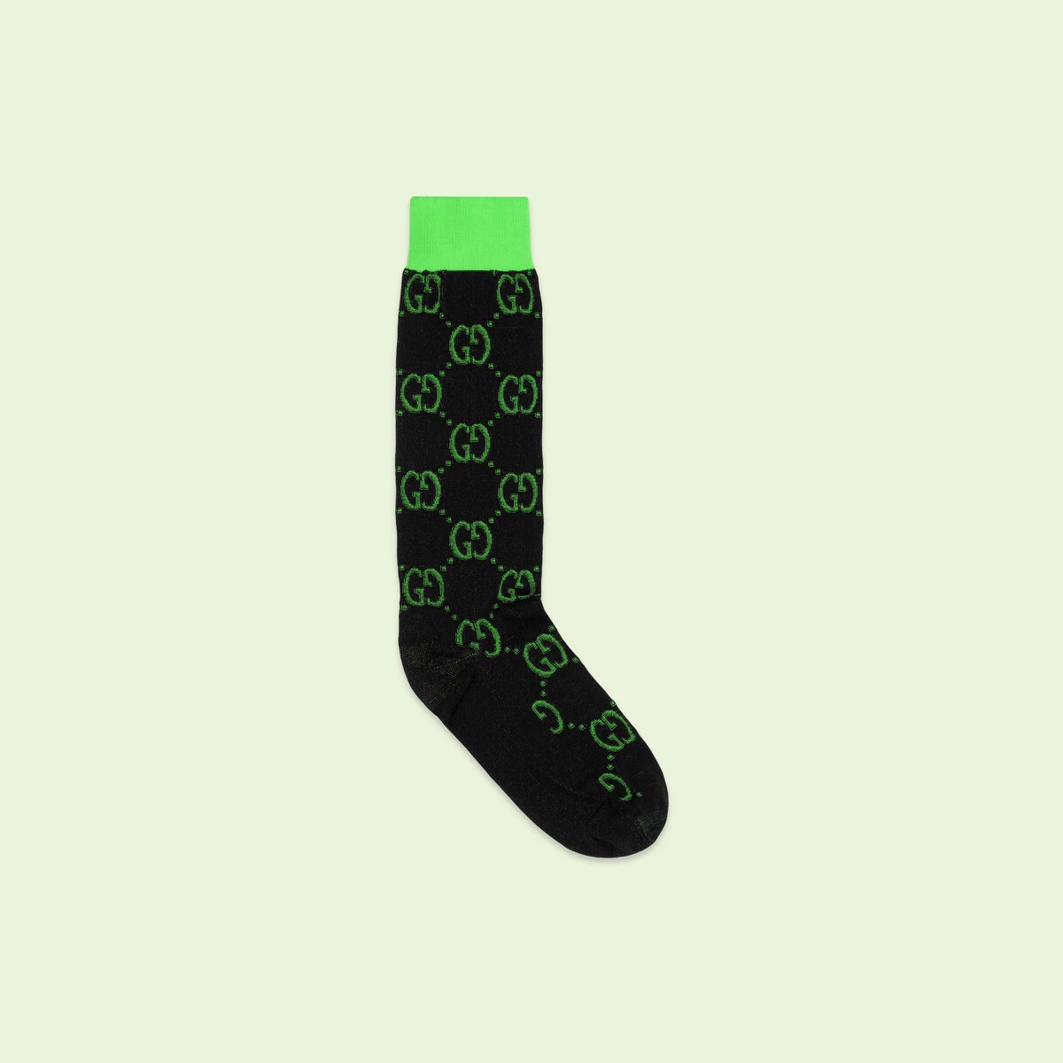 GG knit socks - 1