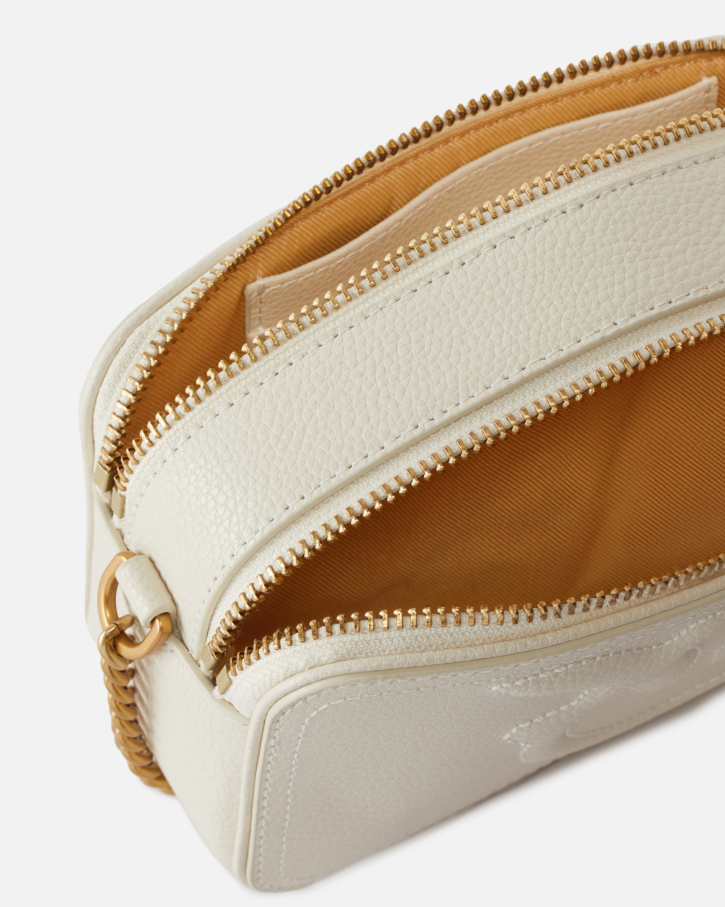SMALL CROSSBODY BAG WITH RAISED LOVE BIRDS LOGO - 4