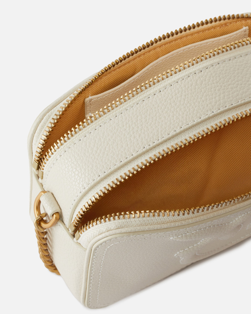 SMALL CROSSBODY BAG WITH RAISED LOVE BIRDS LOGO 4