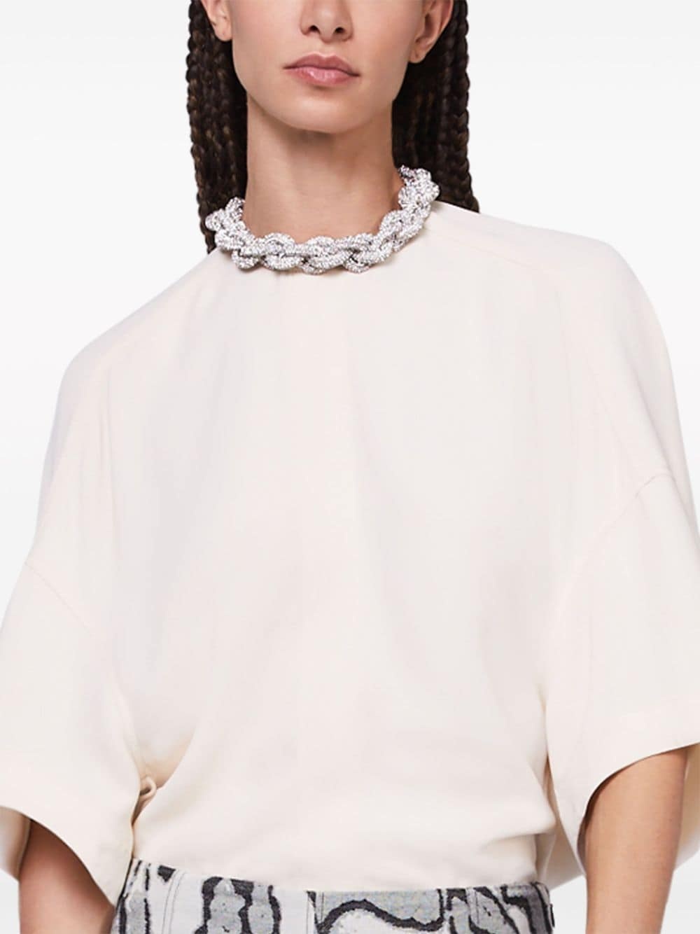 Falabella crystal-embellished blouse - 2