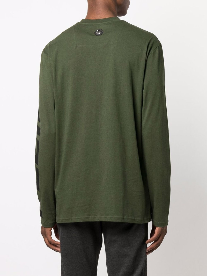 logo-print long-sleeved T-shirt 4