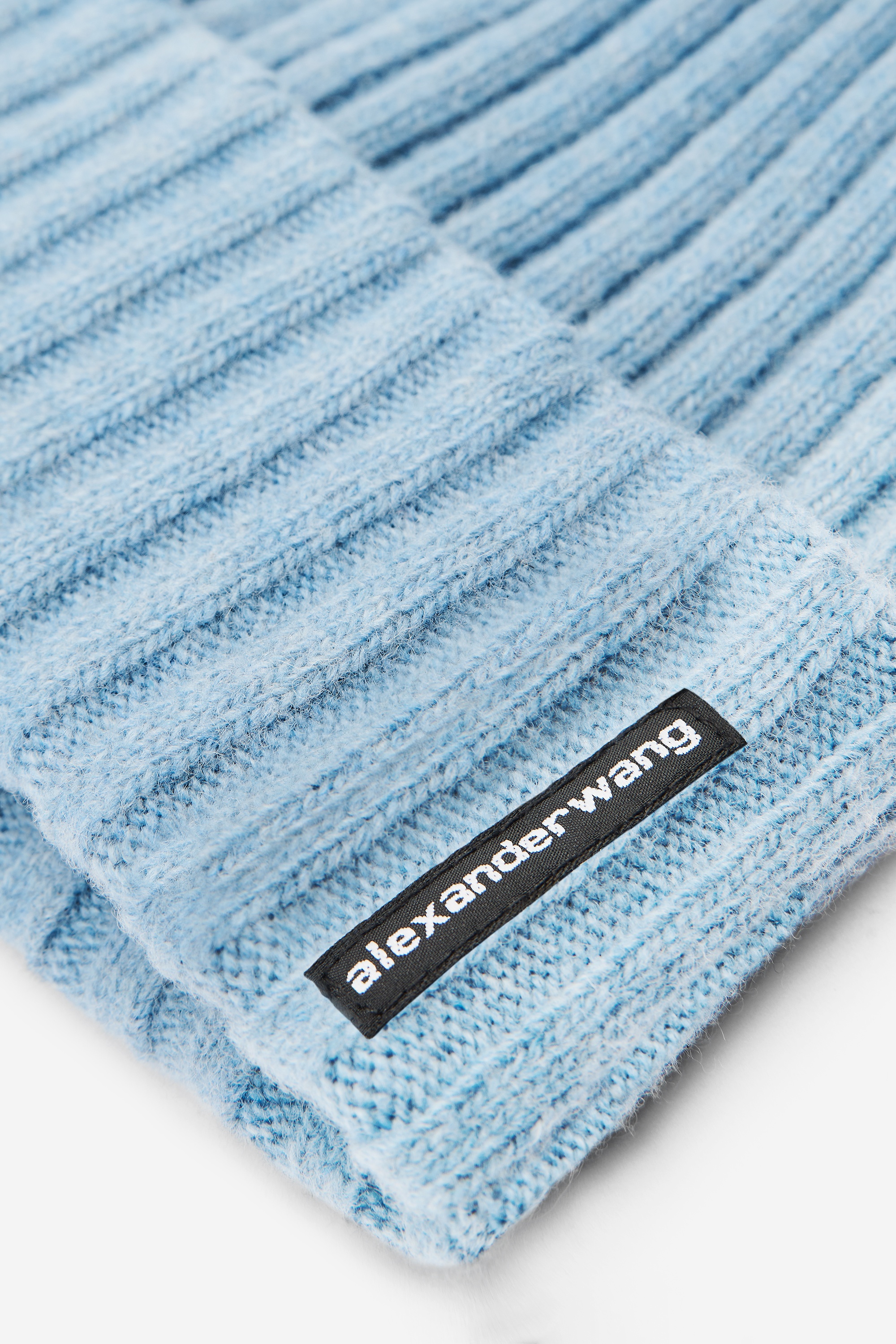 Ribbed Beanie with Logo Flag Tag - 2