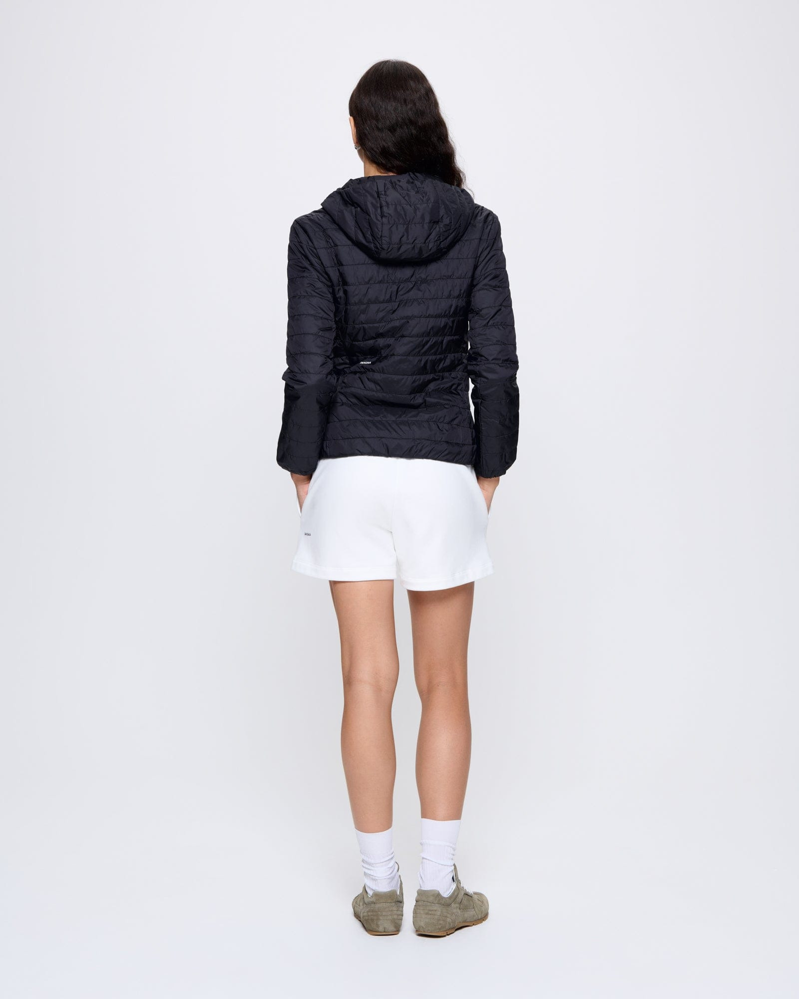 Womens Flower-Warmth Lite Jacket - Black - 5