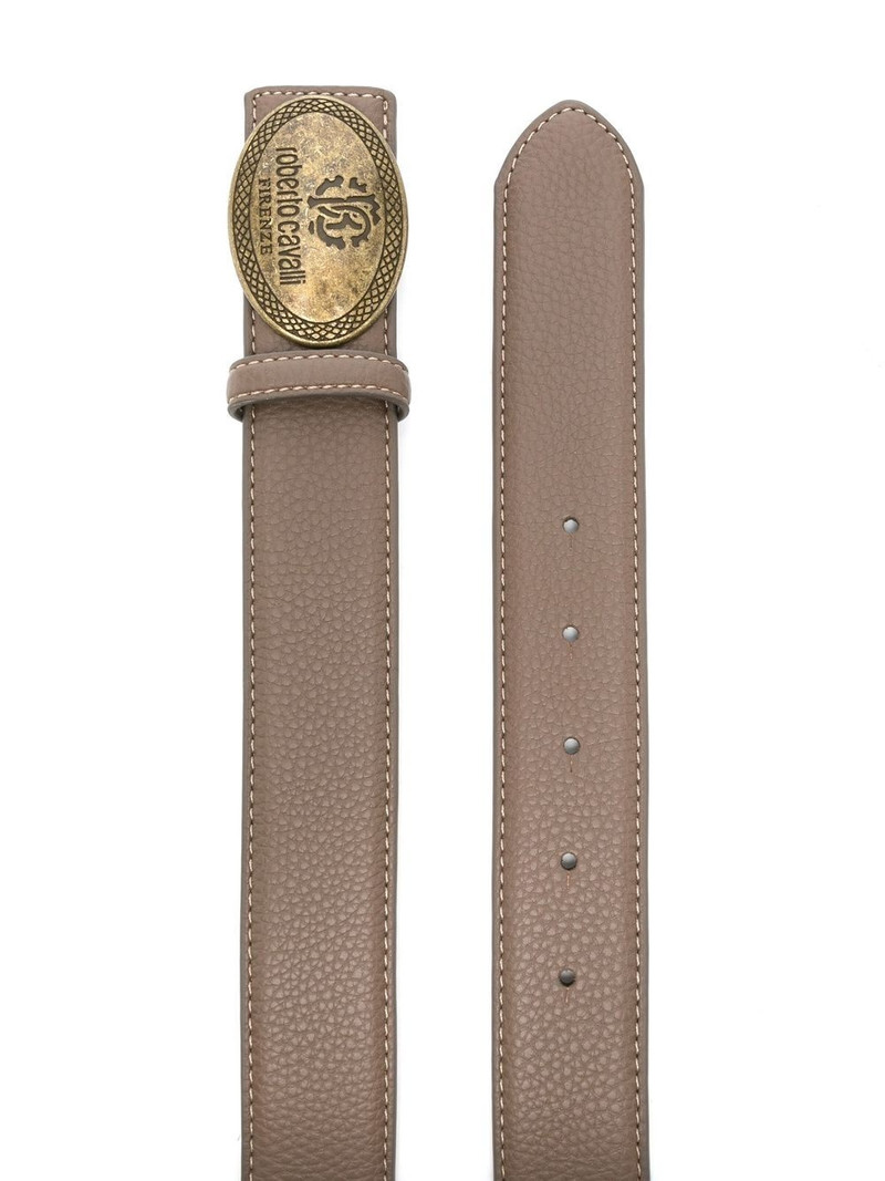 Roberto Cavalli logo-buckle belt outlook