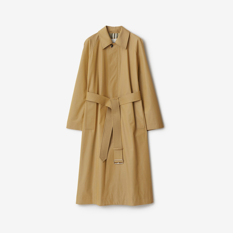 Long Gabardine Car Coat 1
