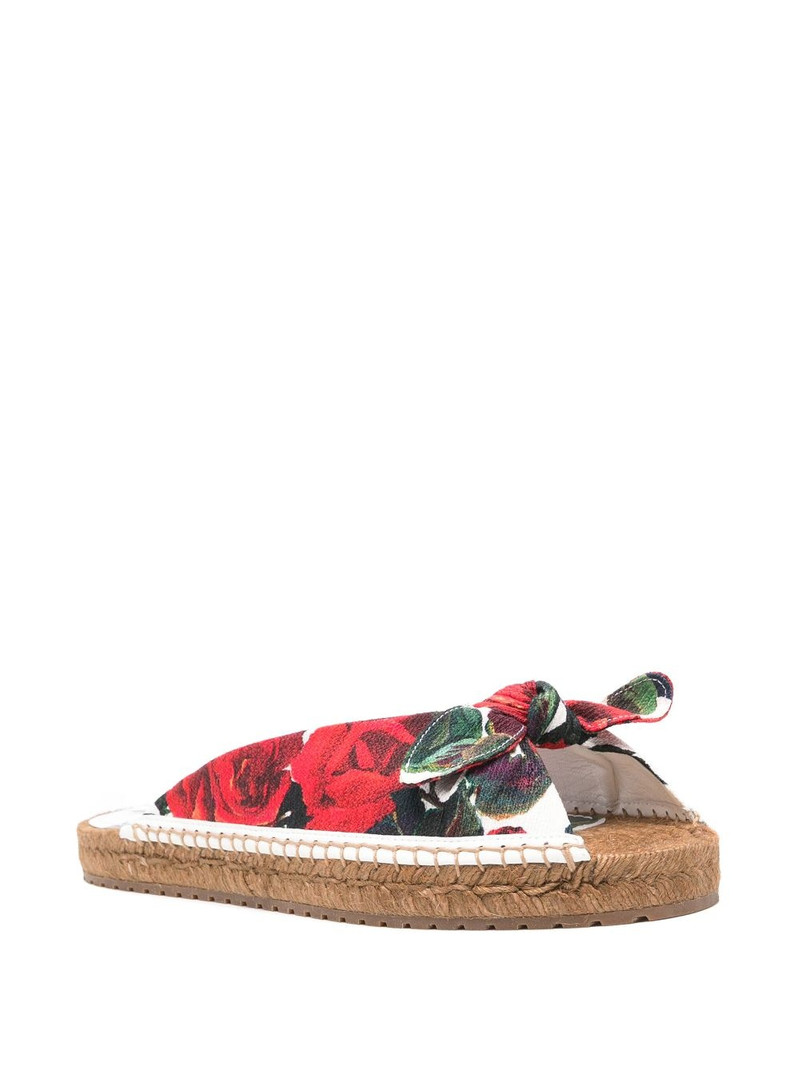Dolce & Gabbana floral-print espadrilles outlook
