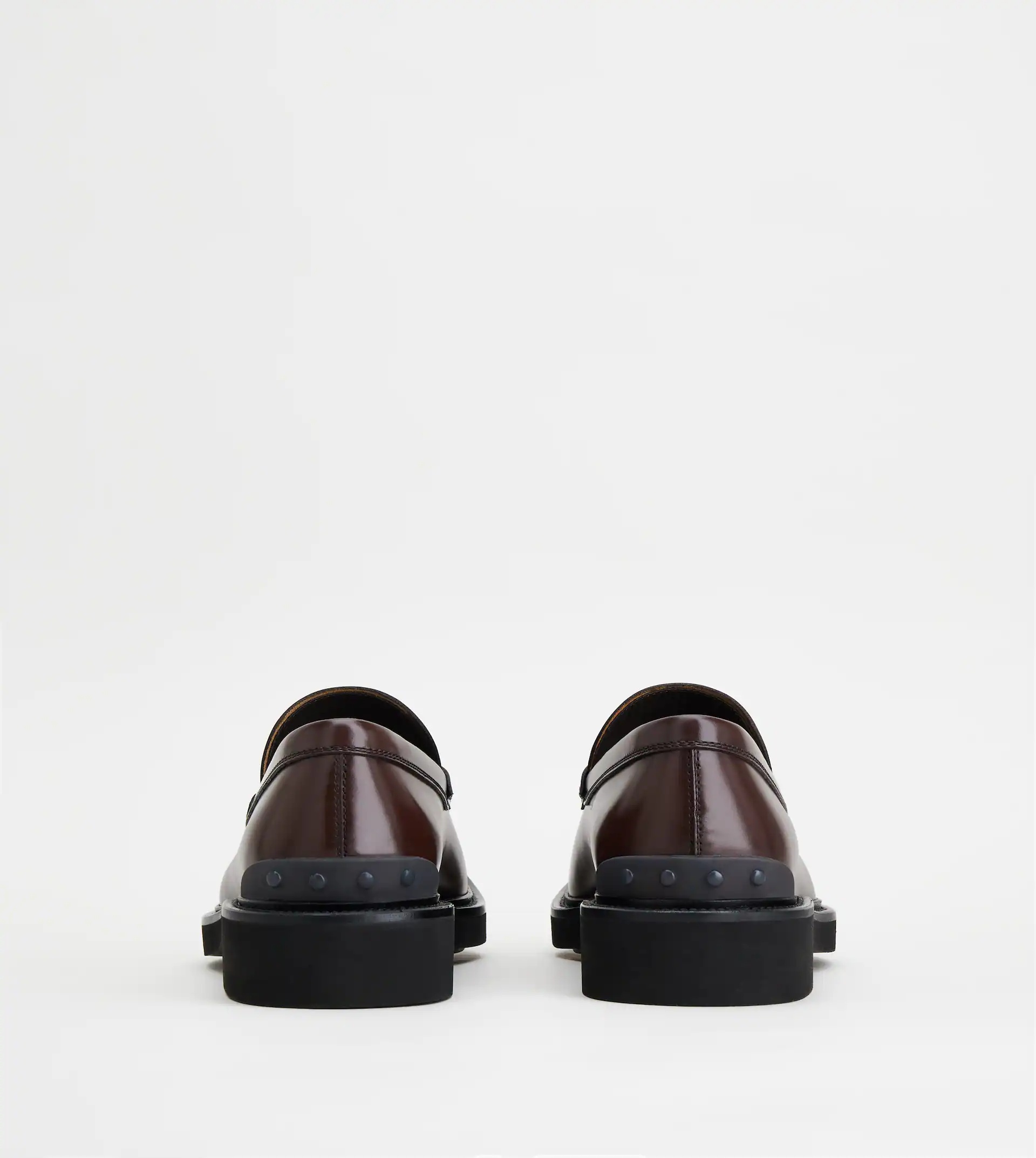 LOAFERS IN LEATHER - BROWN - 2