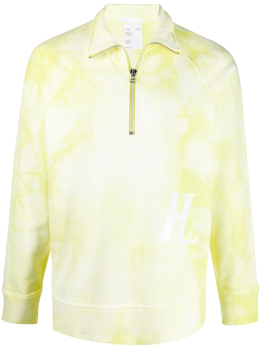 zip-up marble jumper - 1