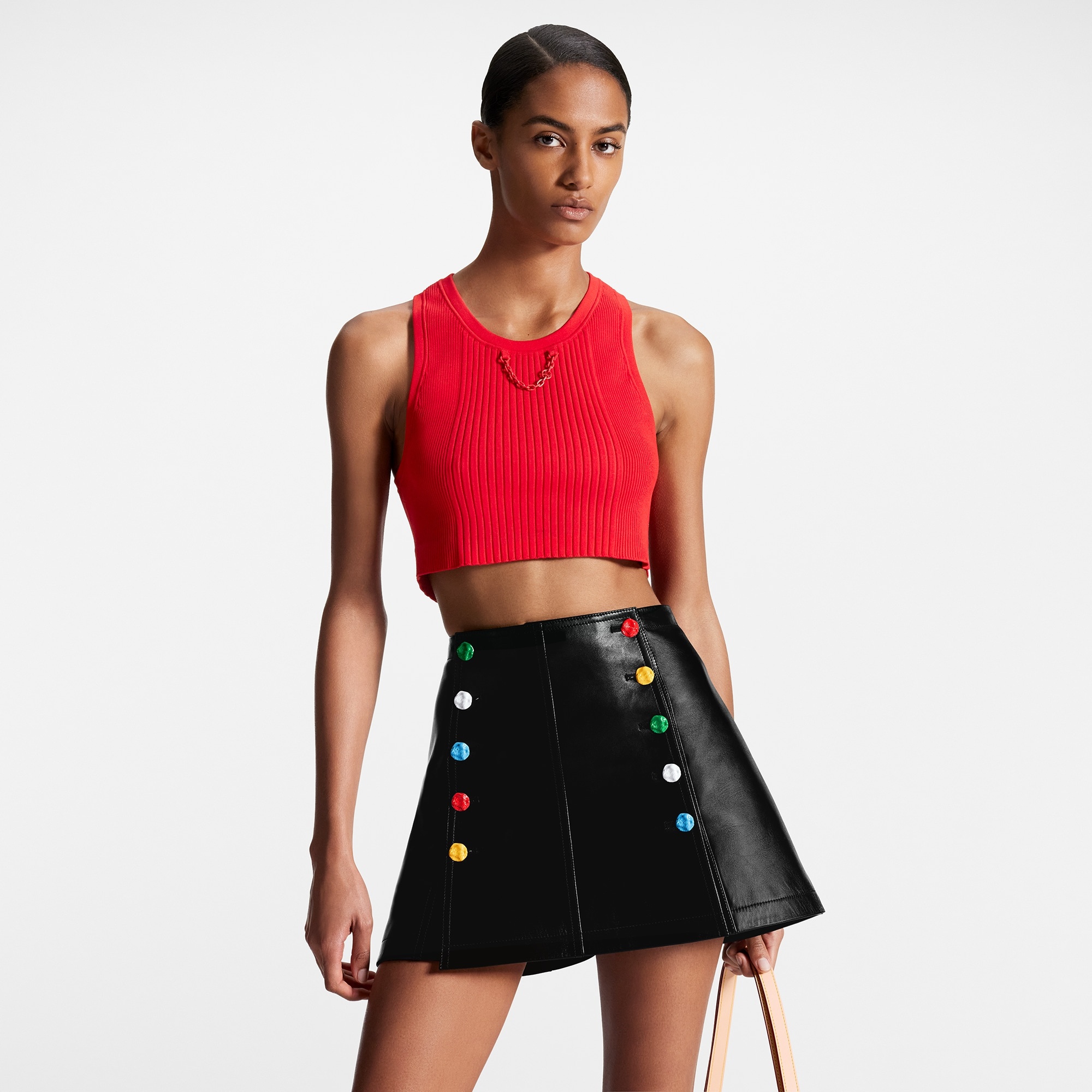 Ribbed Knit Crop Top - 5