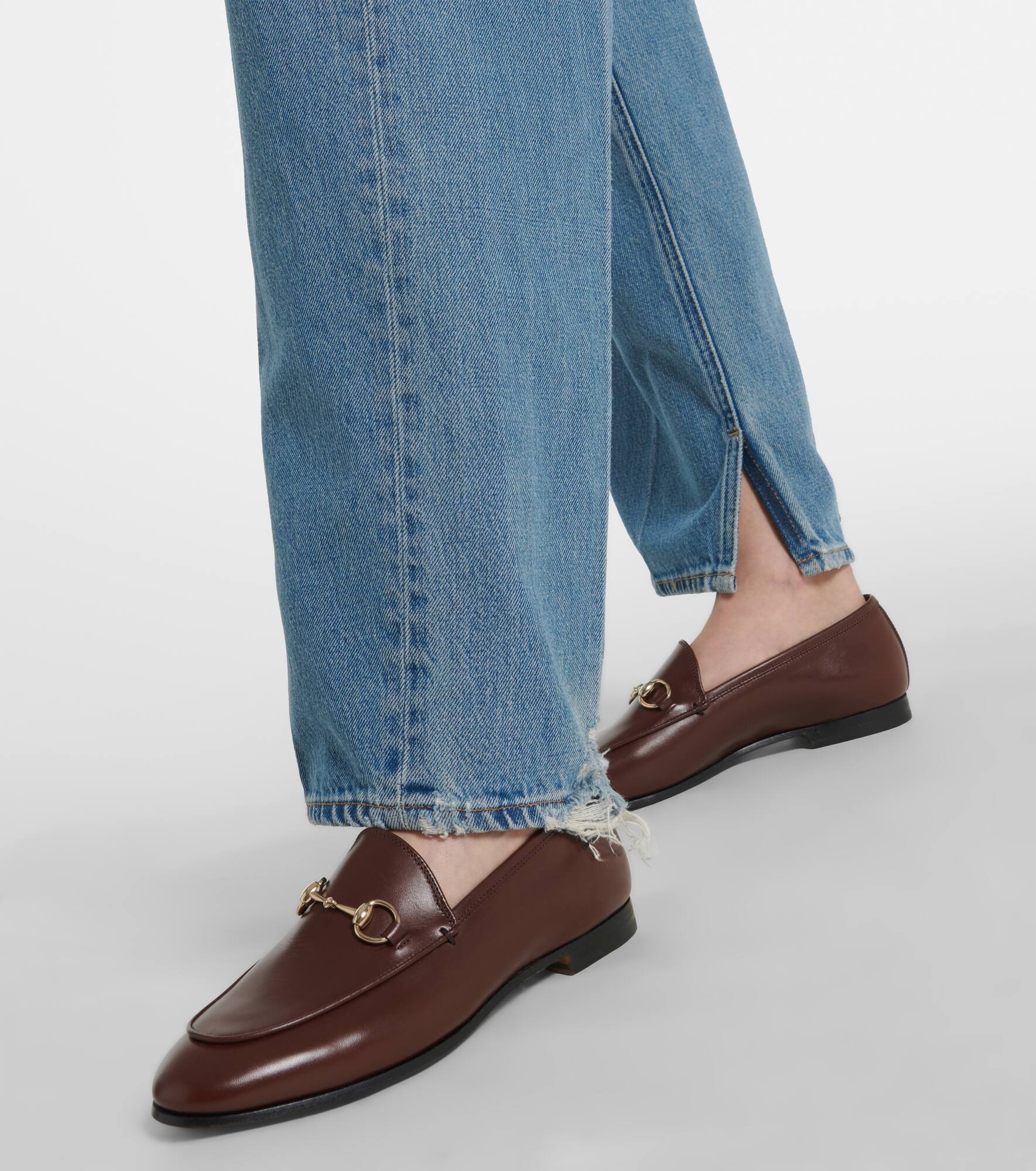 Jordaan Horsebit leather loafers - 4