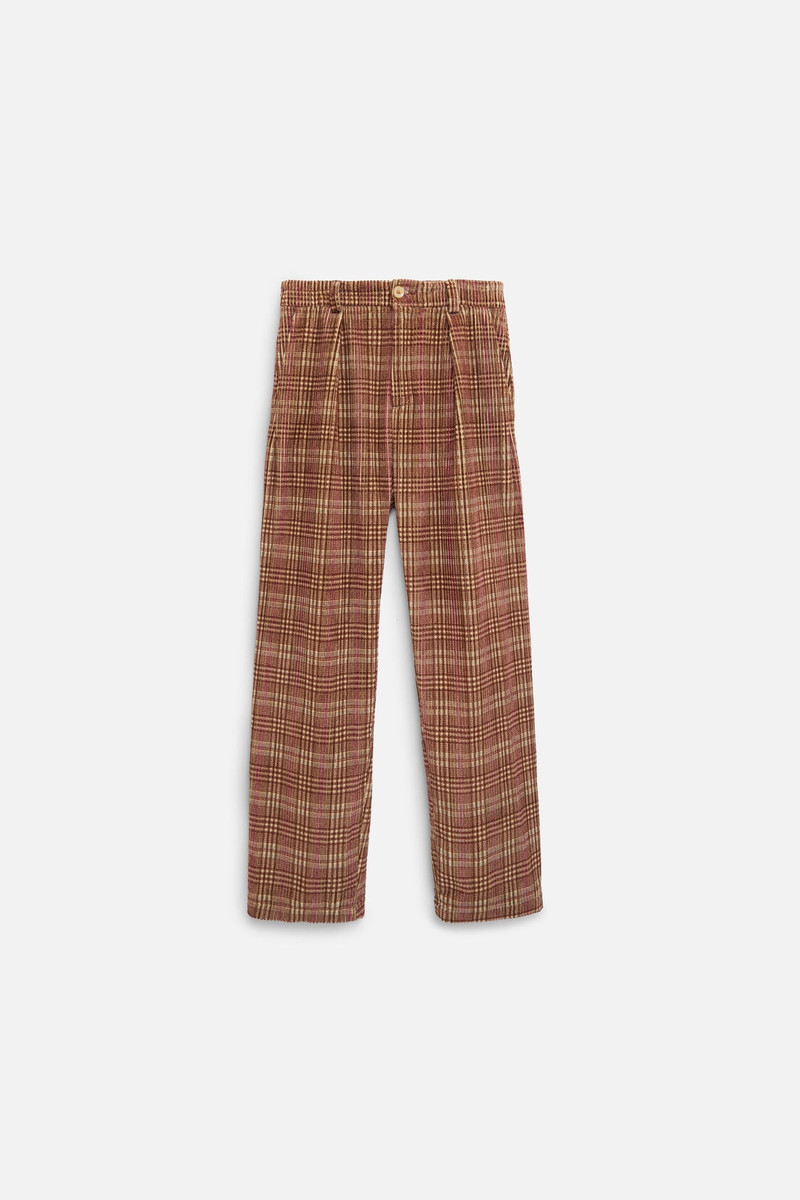 JOCKY PLAID CORD PANT 1