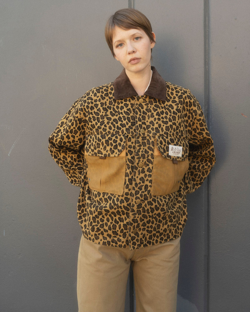 Cropped Chore Jacket - Leopard 4