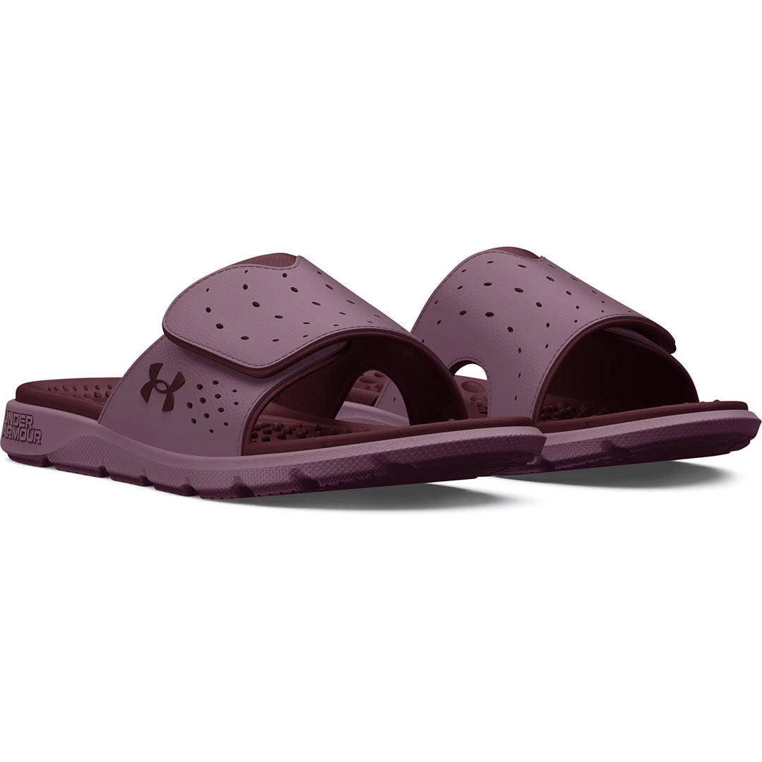 (WMNS) Under Armour Ignite Pro Slippers 'Misty Purple' 3026027-601 - 3