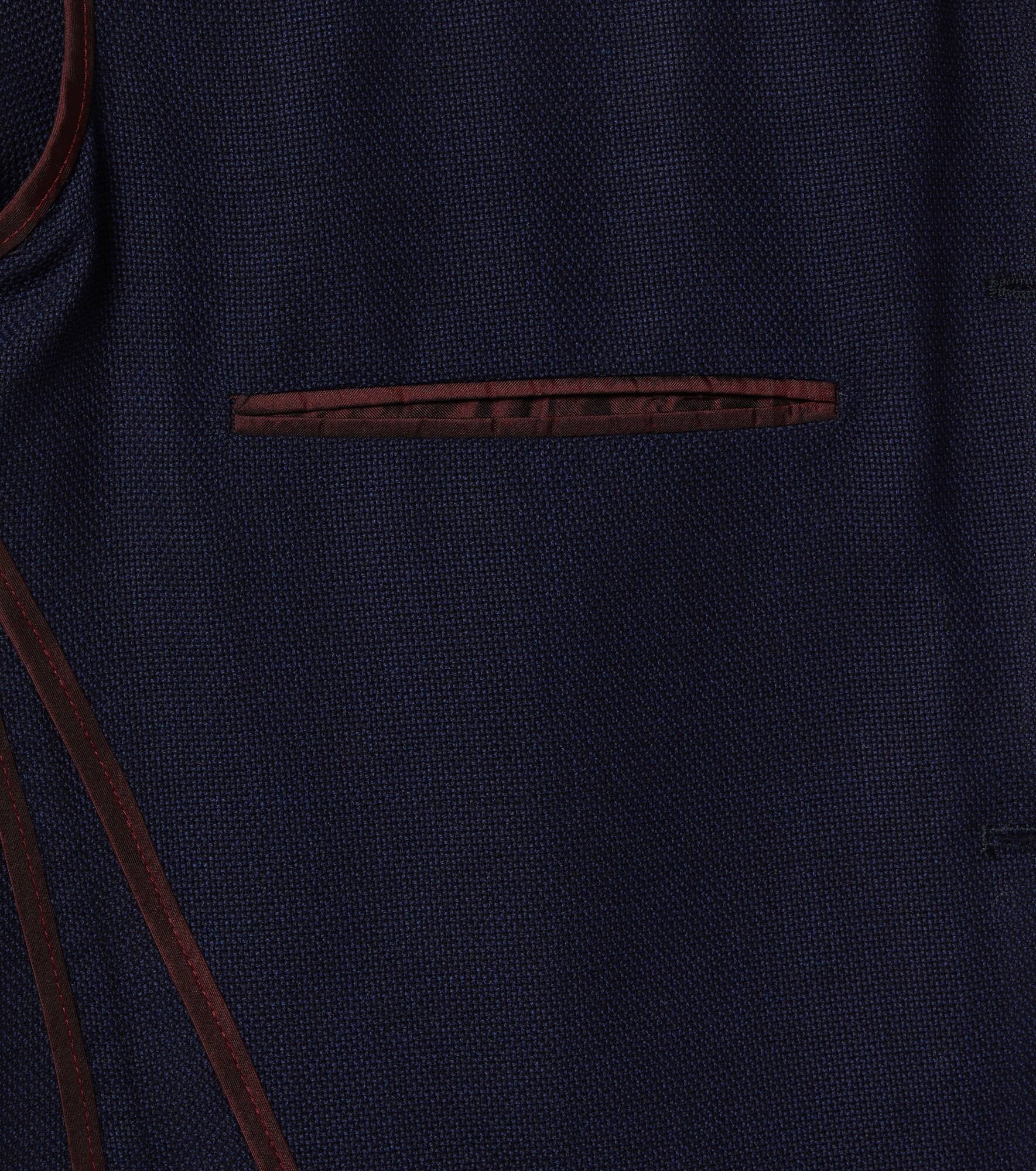 Wool grisaille blazer - 6