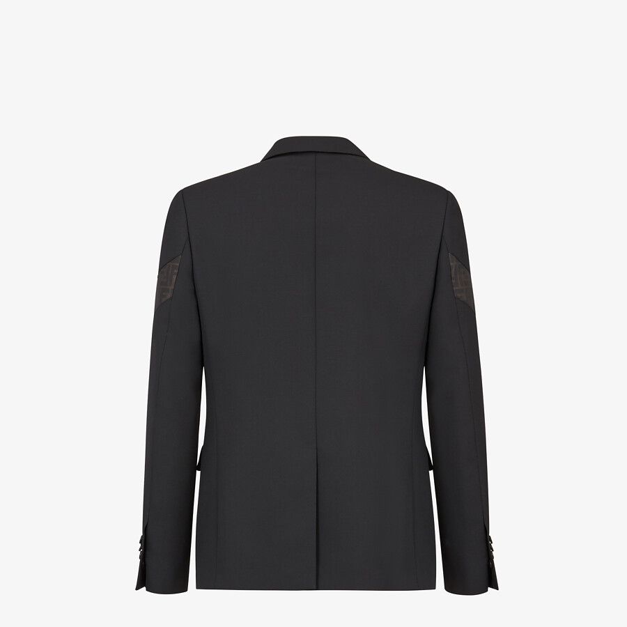 Black wool blazer - 2