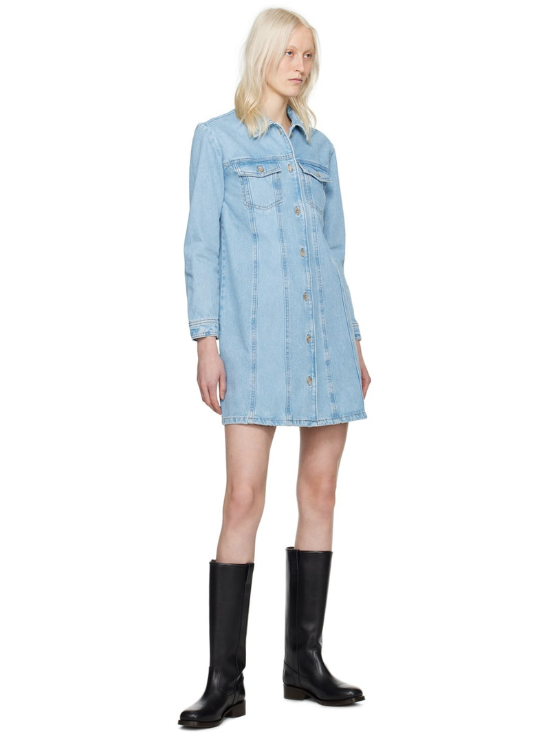 A.P.C. Alpine denim minidress outlook