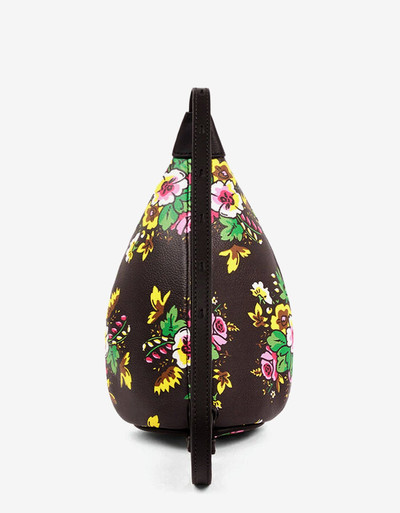 KENZO Black Pop Bouquet Courier Shoulder Bag outlook