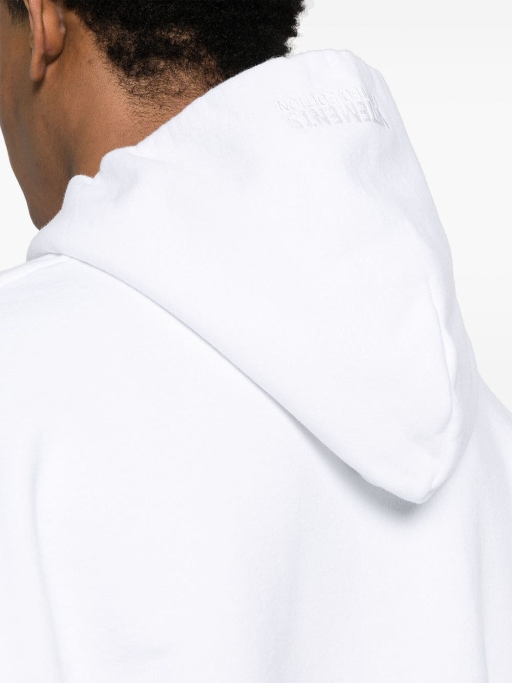 logo-print cotton-blend hoodie - 6