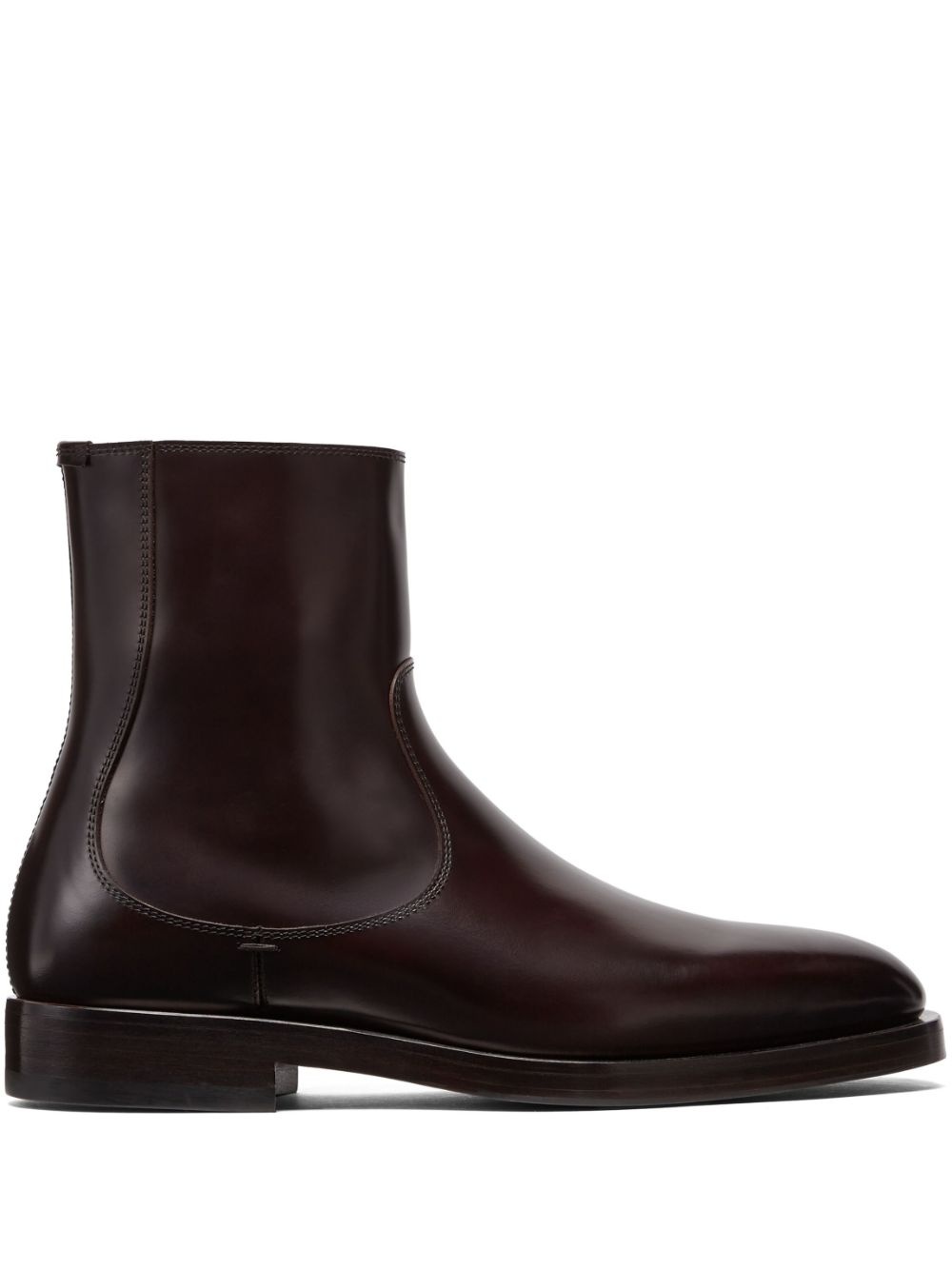 leather boots - 1