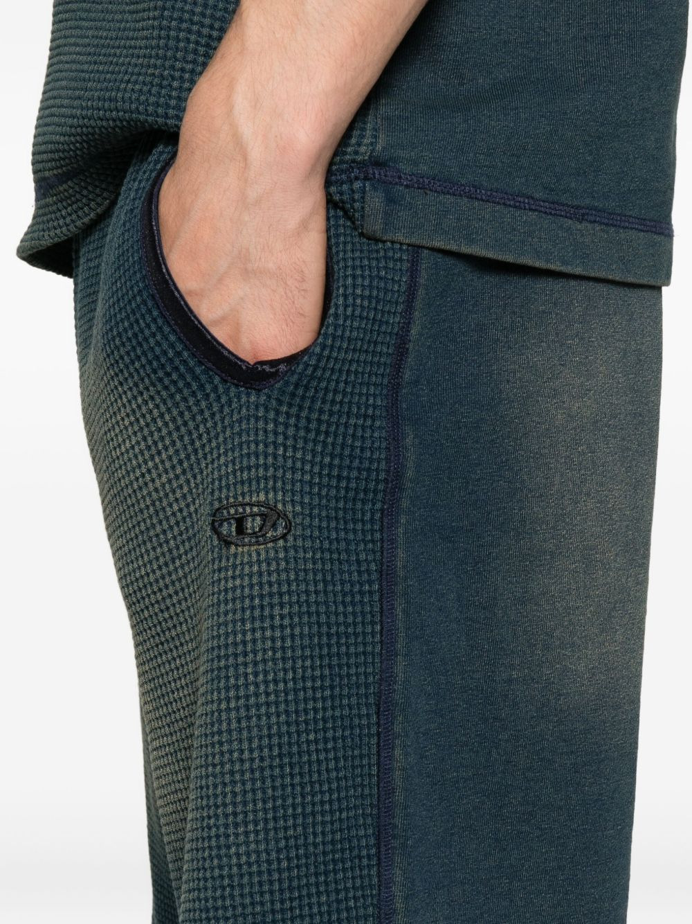 textured pocket shorts - 5