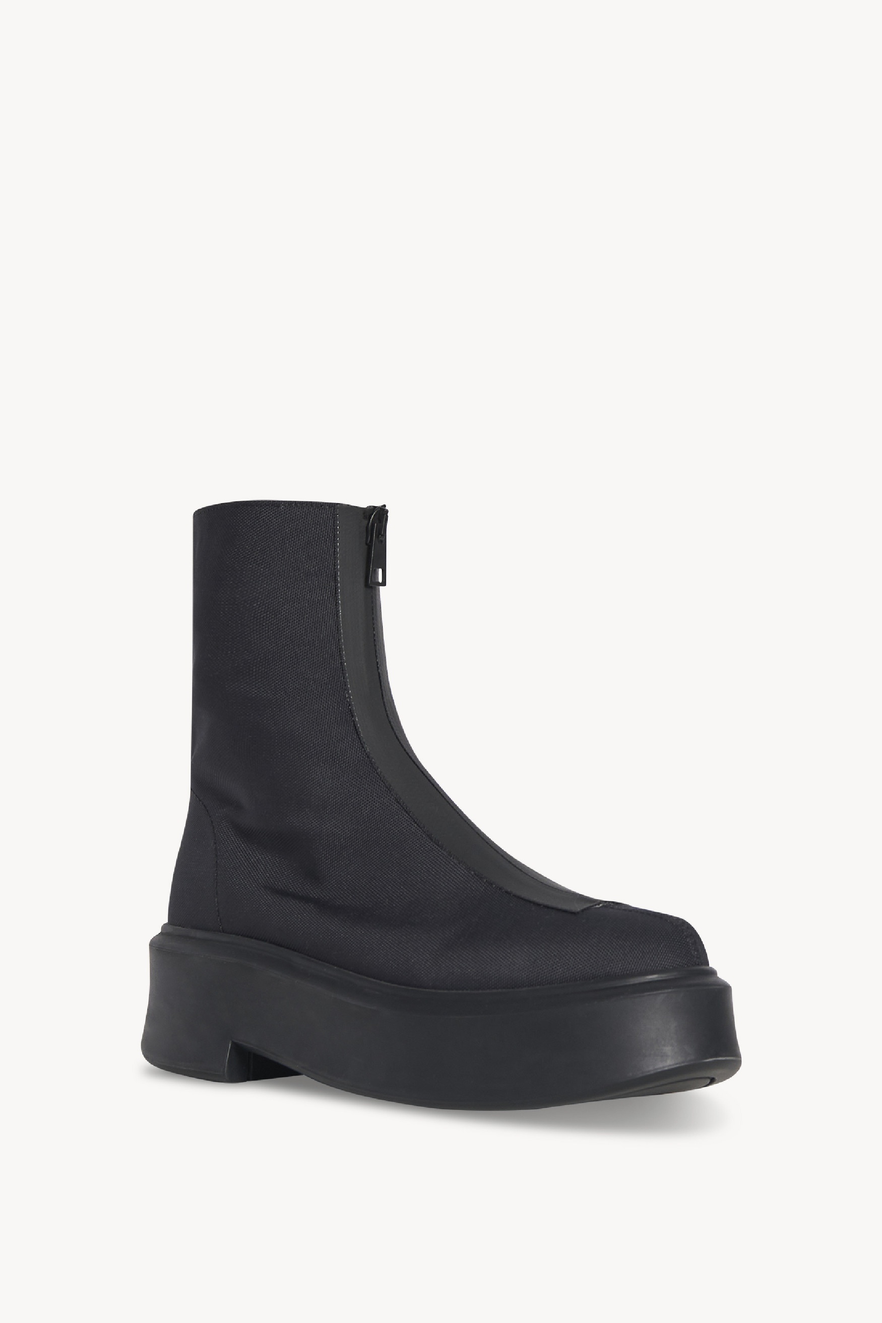 Zipped Boot I in Nylon - 2