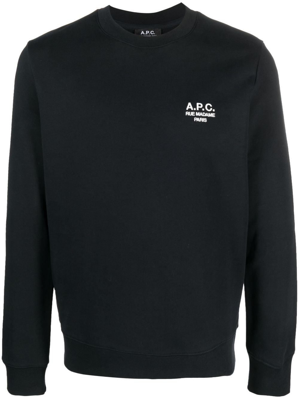 logo-embroidered cotton sweatshirtv - 1