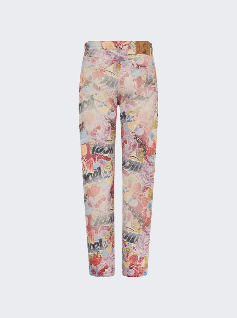 Martine Rose Relaxed Fit 5 Pocket Jean Multicolour Fruits outlook
