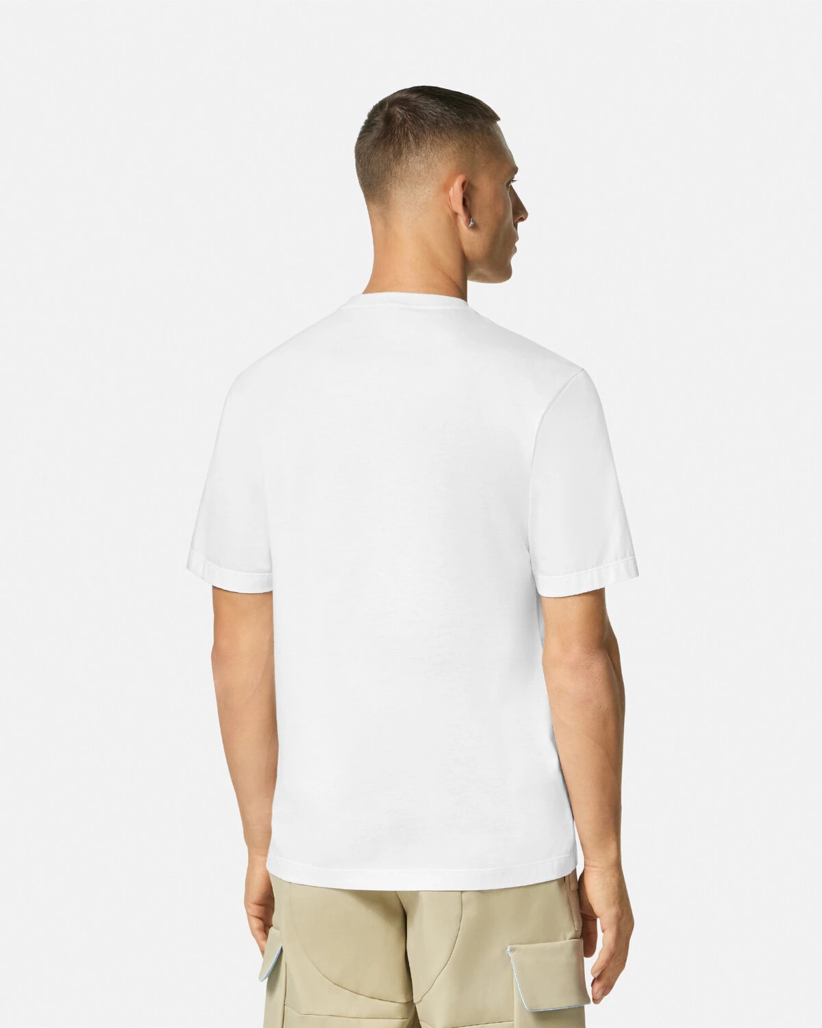 Embroidered Contrasto Logo T-Shirt - 5