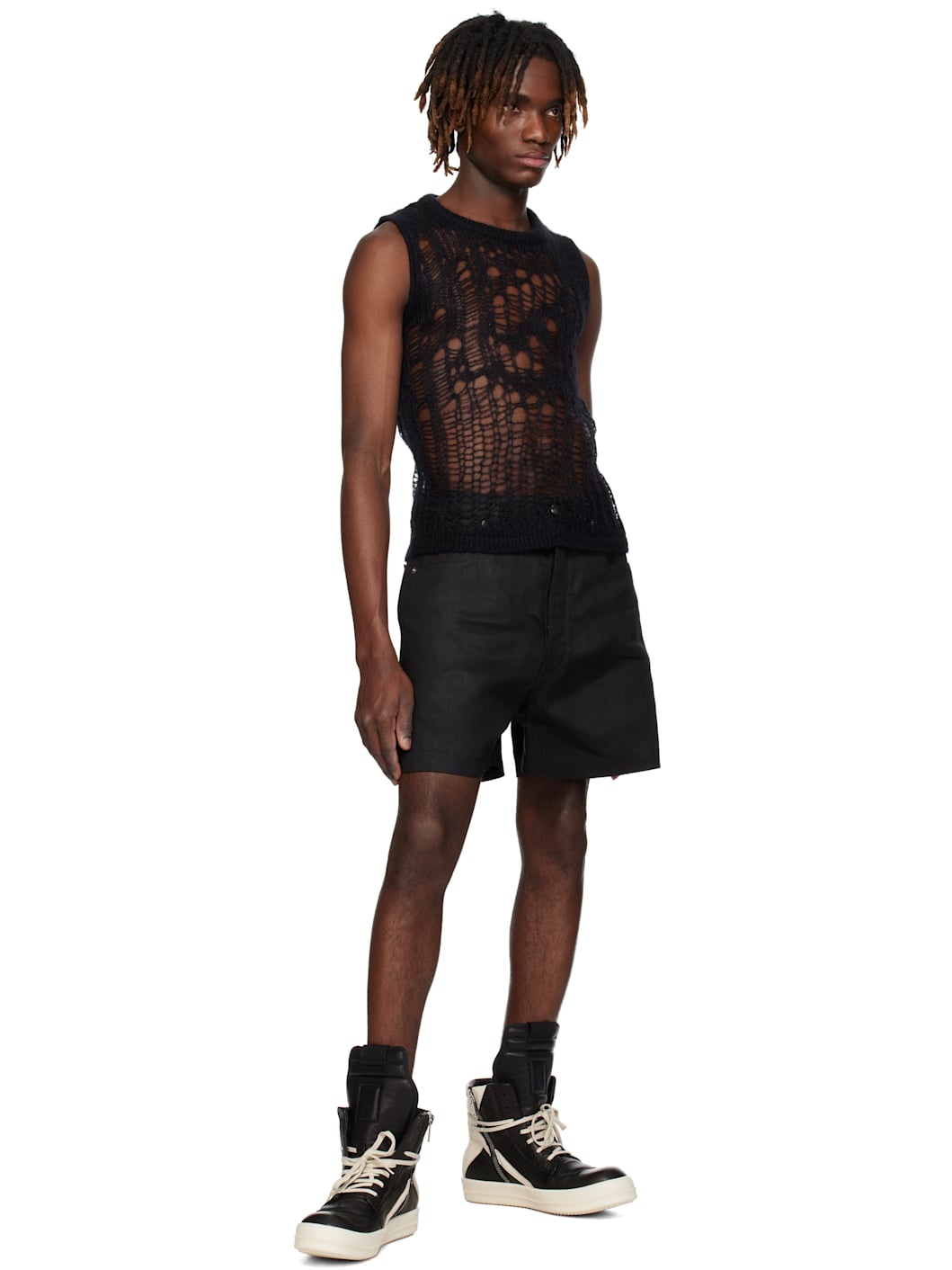 Black Hollywood Spider Sweater - 4