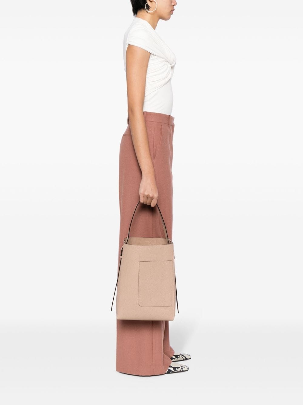 medium Soft Bucket leather bag - 2