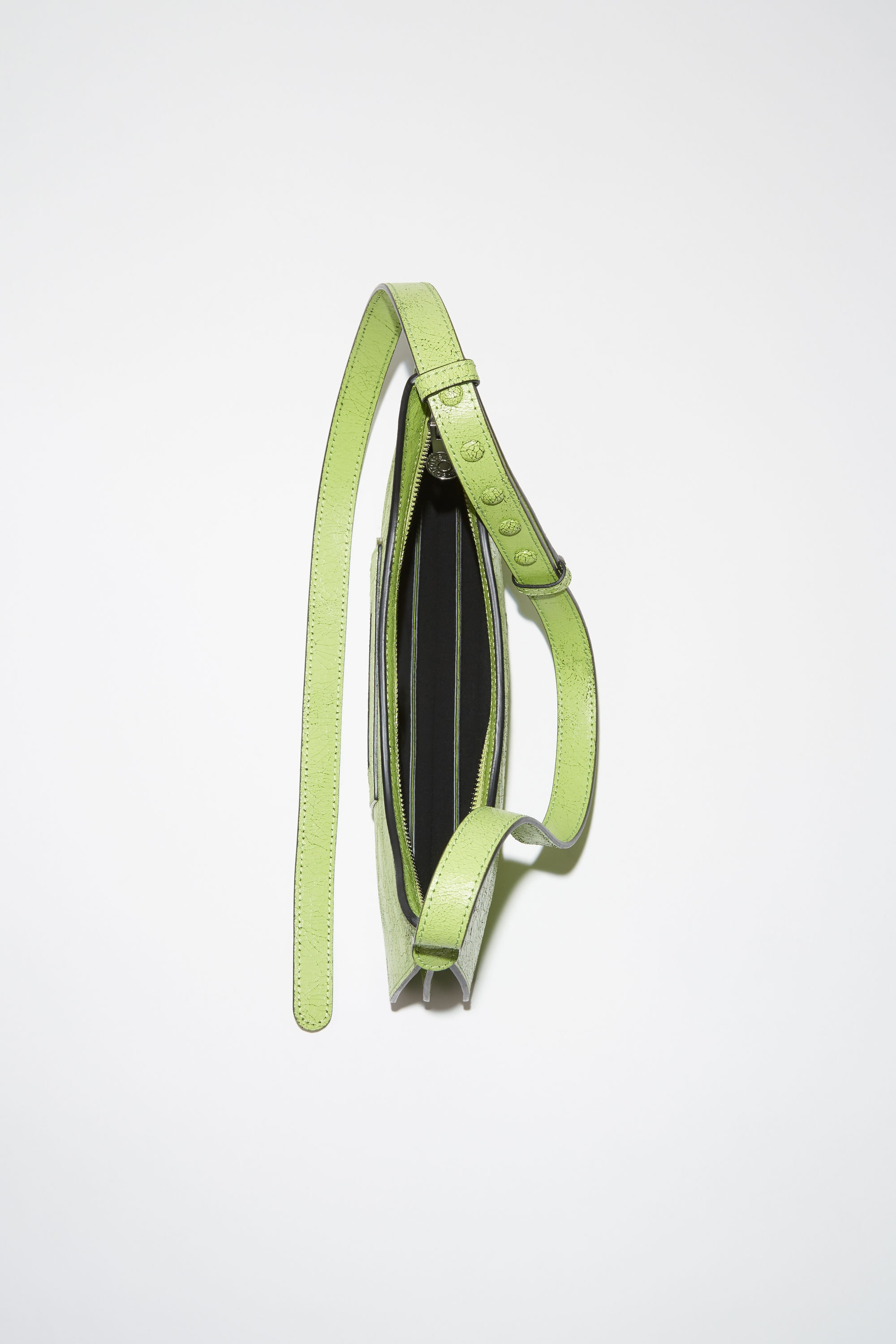 Acne Studios Platt mini shoulder bag - Lime green | REVERSIBLE