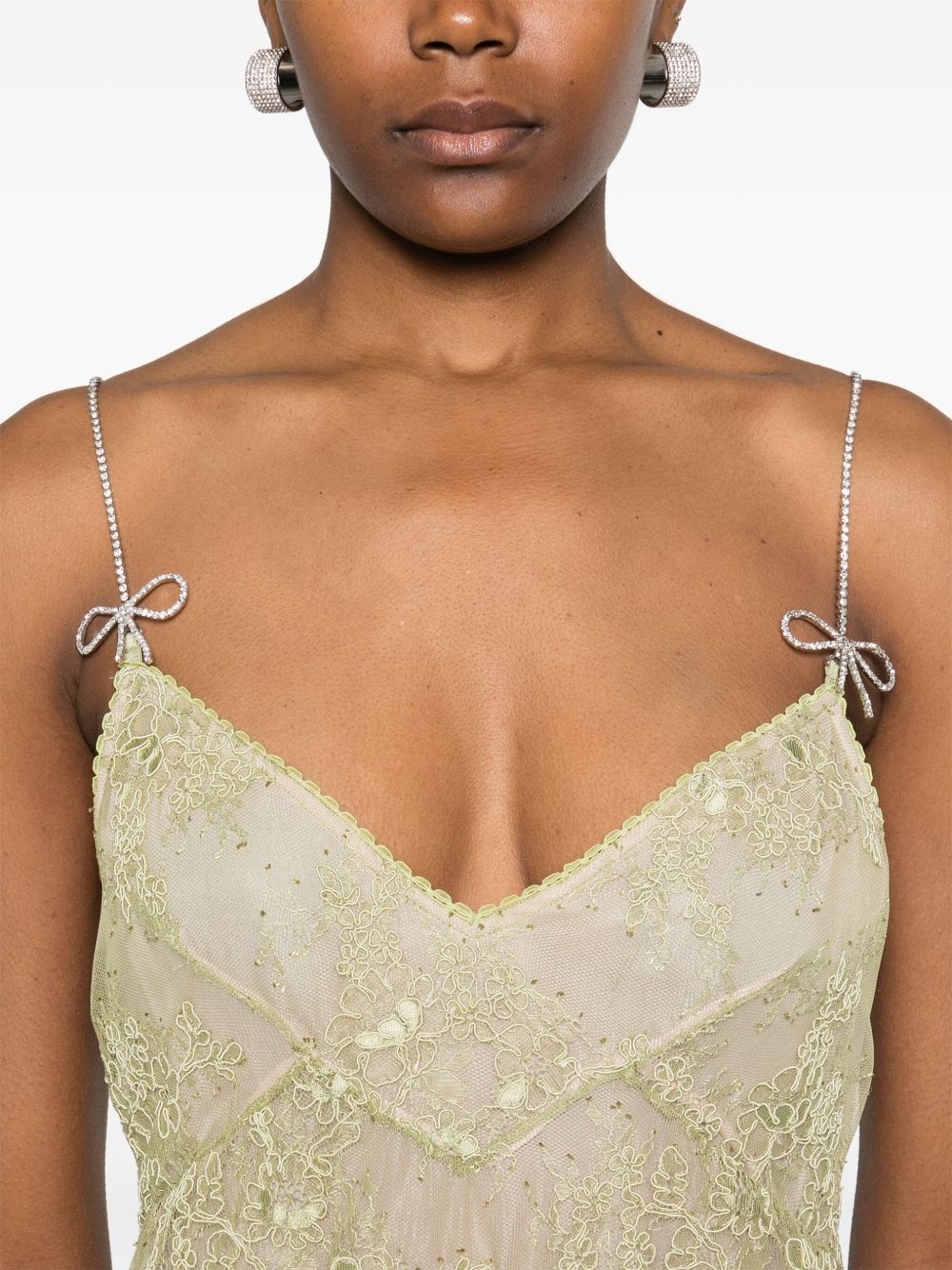 corded-lace mini dress - 5